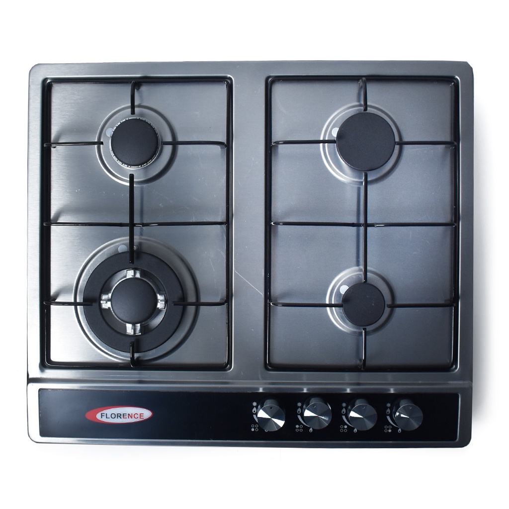 Plaque De Cuisson à Gaz 4 Feux FLORENCE Inox