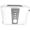 Black & Decker Grille-Pain 800W – 2 Tranches – Blanc