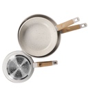 Set De 3 Poêles Granite Sizar Beige 20 , 24 et 28Cm