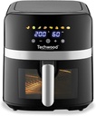 Friteuse Digitale Sans Huile Techwood 8L Porte Vitrée, 8 Programmes & Minuterie 60min – TFR-806SHD