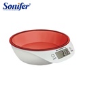 Balance de Cuisine Electronique Sonifer avec Bol Rouge