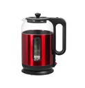 Bouilloire Electrique En Verre RAF 2L -1500 W Rouge
