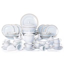 Service à Table en Porcelaine 72 Pièces Bravo