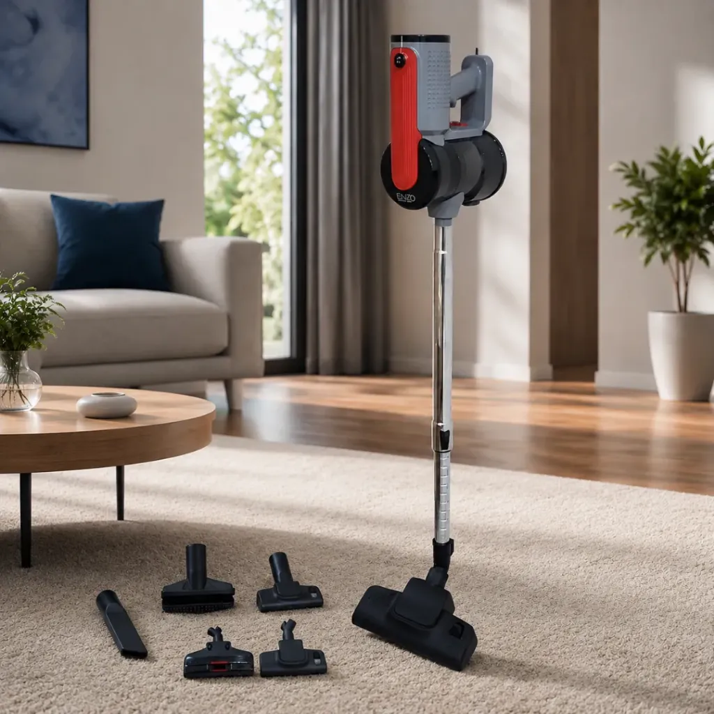 Aspirateur ENZO EXTRA 9 en 1 - 1500 W - Rouge