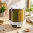 Distributeur De Céréales Rotatif- 6 Compartiments - 7 L