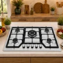 Plaque De Cuisson Encastrable En Inox 5 Feux Fonte- Florence